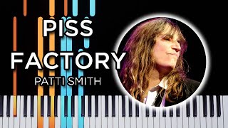 Piss Factory (Patti Smith) - Piano Tutorial
