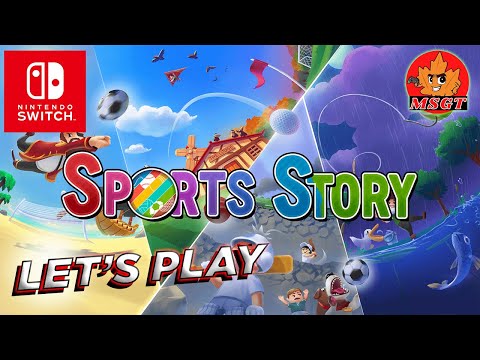 LET'S PLAY SPORTS STORY on Nintendo Switch Performance Review and First Impressions