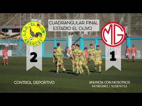 MIGUEL GRAU 1 - 2  OLIVO  /COPA PERÚ 2023/ CUADRANGULAR FINAL ETAPA PROVINCIAL ABANCAY