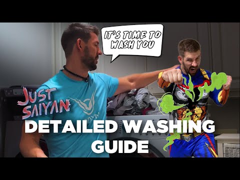 Washing Guide - JustSaiyan Gear