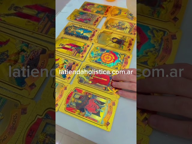 Vídeo relacionado con de Tarot de Metal, de Cartas de Tarot Protectora Portátil para Tarjetas