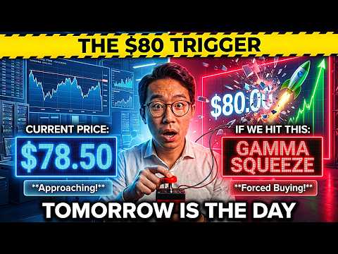 THE $80 TRIGGER: Massive "Call Option" Wall Expires Tomorrow (Gamma Squeeze)