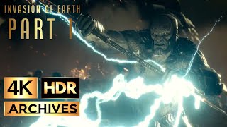 Zack Snyders Justice League [ 4K - HDR ] - Darkseid vs Old Gods - Invasion of Earth ● Part 1 of 2 ●
