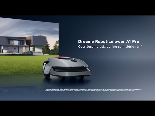 YouTube Video - Vi presenterar Dreame A1Pro | Robotgräsklippare