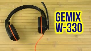 Gemix W-330 Black/Orange - відео 2