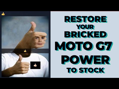 How to Restore a Bricked Moto G7 Power (Motorola Recovery Tool)