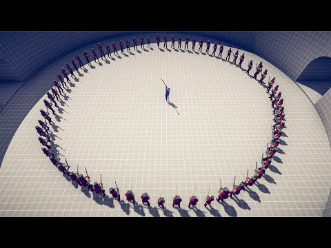 100x SQUIRE CIRCLE vs EVERY UNIT - Totally Accurate Battle Simulator | TABS