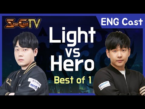 [ENG] Light vs Hero on Optimizer (TvZ) - Starcraft Remastered (StarCastTV English)