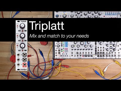 Intellijel Triplatt Triple Attenuator/Attenuverter/Mixer + Utility image 4
