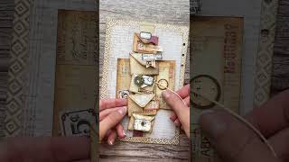 Using Mini Envelopes in your journals FINAL PART - Wrapping it up #journal #papercraft #junkjournal
