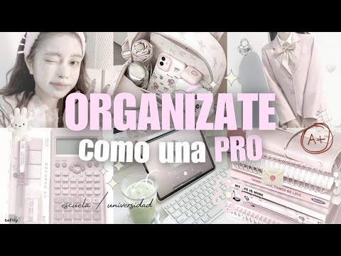 ORGANÍZATE y prepárate para el REGRESO a CLASES *ESCUELA o UNIVERSIDAD* (14 TIPS) 🌙✨