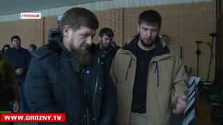 Глава Чечни  оценил готовность саперов, кинологов и взрывотехников