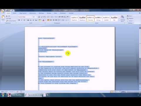 Create Word Documents From MS Access Software