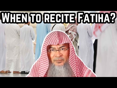 Can we recite Fatiha alongside the Imam? Can we recite it in the gap? assim al hakeem JAL