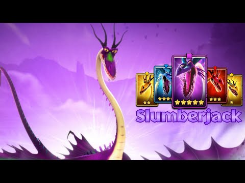 Slumberjack - New Hybrid Dragon Gameplay | Dragons: Titan Uprising