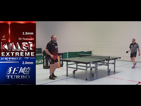 Killer Extreme 1.5mm by DR. Neubauer | My singles match against K. Maari