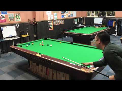 【ビリヤード】bank pool の練習