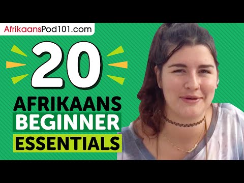 20 Beginner Afrikaans Videos You Must Watch | Learn Afrikaans