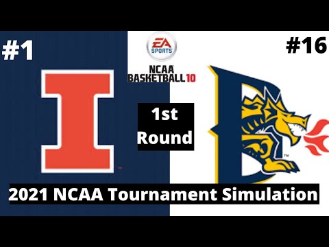 #1 Illinois vs #16 Drexel - NCAA Basketball 10 Simulation!