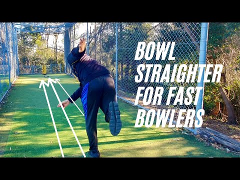 Part 1 - How to Bowl Straighter for Fast Bowlers (Cricket Bowling Tips)