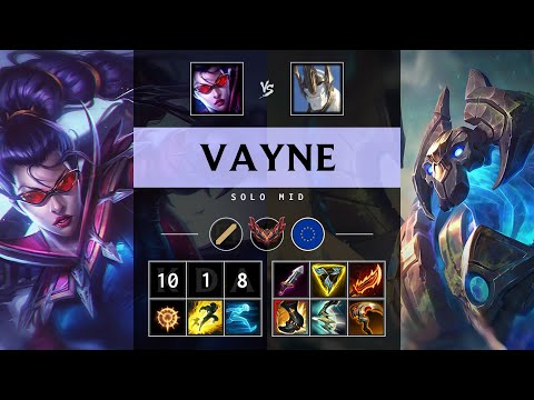 Vayne Mid vs Galio: Triple Kill, Dominating - EUW Grandmaster Patch 25.S1.1