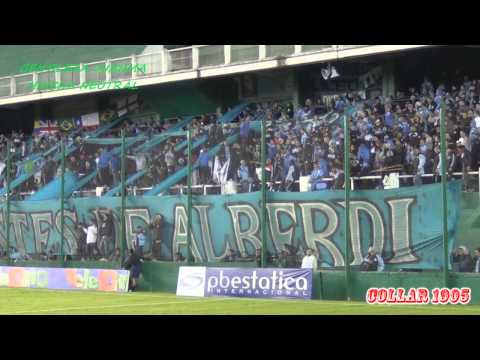 "LEMA PIRATA,ALENTAR MAS DE LOS 90 SIEMPRE..." Barra: Los Piratas Celestes de Alberdi &bull; Club: Belgrano