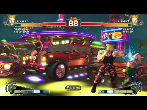 hioseijurou [Guile] vs ex kuma [Guile] SSF4 Japanese Online Ranked Matches - TRUE-HD