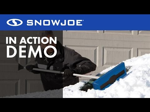 Snow Joe 2-in-1 Telescoping Auto Snow Broom + Ice Scraper