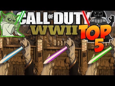 INSANE "Lightsaber" Paintjob! - Call Of Duty WWII: Top 5 Paintjobs Of The Week! Video