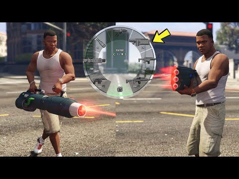 GTA 5 - How To Get All DLC Weapons In Story Mode(Secret Cheat!)