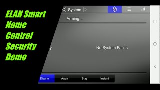 ELAN Smart Home Control and Automation Security System Integration Demo