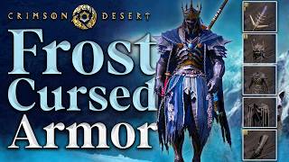 CRIMSON DESERT: Frost Cursed Armor FULL SET + Frozen Anguish Sword Tutorial (Very Easy)