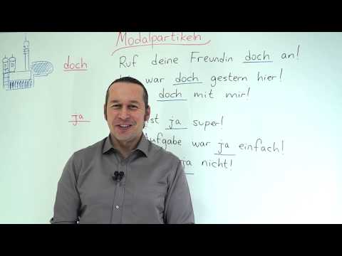 Almanca B2 Orta İleri Seviye Ders - 33 Modalpartikeln ➡ " doch - ja - denn - halt  - eben - eh "