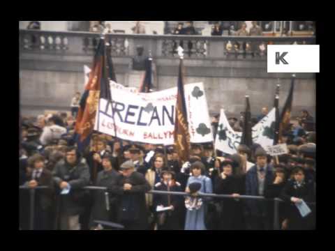 1980 London, Salvation Army in Trafalgar Square, Rare Super 8 Home Movies