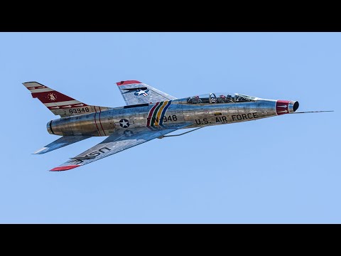 2019 Toledo Airshow: North American F-100 Super Sabre (N2011V)