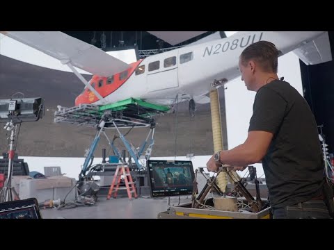 Flight Risk - virtual production - plane b-roll