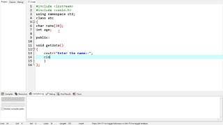 Download the video "C++ FROM BEGINNING in 2019   DAY 7 First CLASS program DeeP learning"