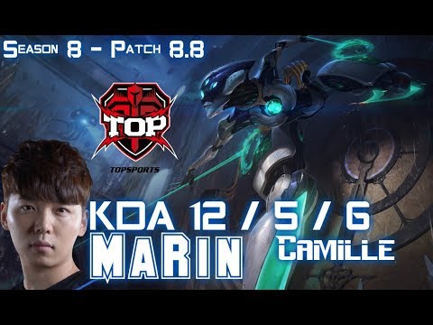 TOP MaRin CAMILLE vs ORNN Top - Patch 8.8 KR Ranked