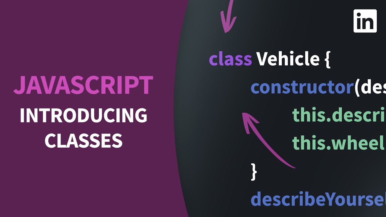 JavaScript Tutorial - Introducing CLASSES