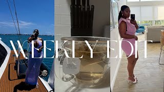 VLOG | Boating Day & Weekend Vibes | New Walking Pad, GRWM & Makeup Haul