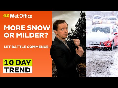 10 Day Trend 07/01/2026 – Further snow likely but when and where? – Met Office weather forecast UK