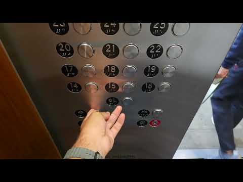 1000FPM! Modernized Vintage 1962 Westinghouse Traction Elevators at 5670 Wilshire Los Angeles, CA