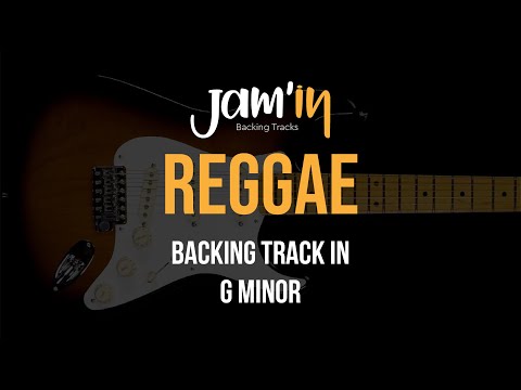 Reggae Guitar Backing Track in G Minor