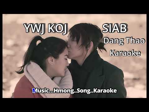 Ywj Koj Siab - Dang Thao [ Karaoke / Instrumental ] 🎤🎤