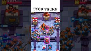 HOW DO YOU STOP THIS?! 😱 Royal Recruits Nightmare | Clash Royale #Shorts