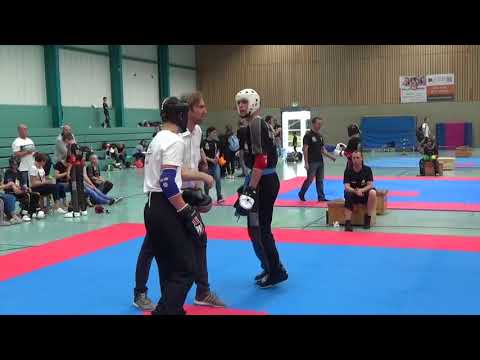 Kickboxen: Tim Kuemmel - Mustafa Yaluc (Landesmeisterschaft WAKO - BaWü #20)