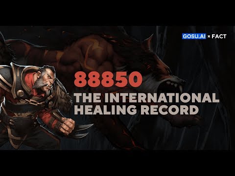 The international HEALING RECORD - (Team Liquid MATUMBAMAN - 88850 heal done by LYCAN)