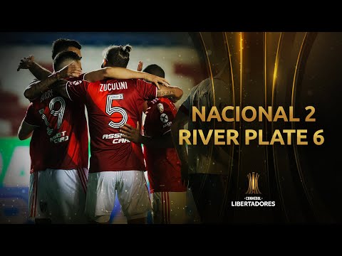 Gols e lances de Nacional-URU x River Plate