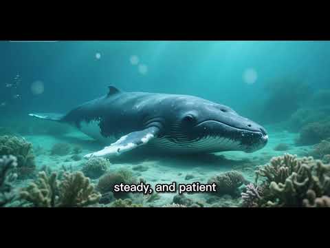 The whale teaches us: dive deep, speak with purpose, and find strength in calmness. 🐋✨ #EchoesOfLife