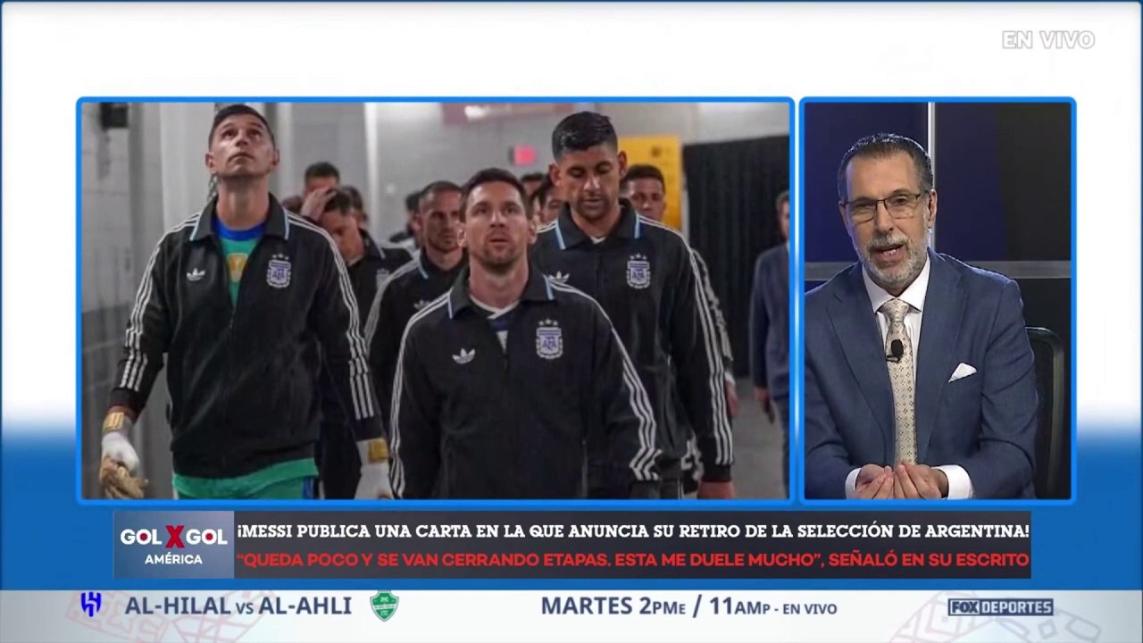 🐐🥹 ¡GRACIAS POR TODO, MESSI! Lionel Messi anunció su retiro de la Selección Argentina  | GolXGol